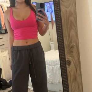 small pink athletic tank